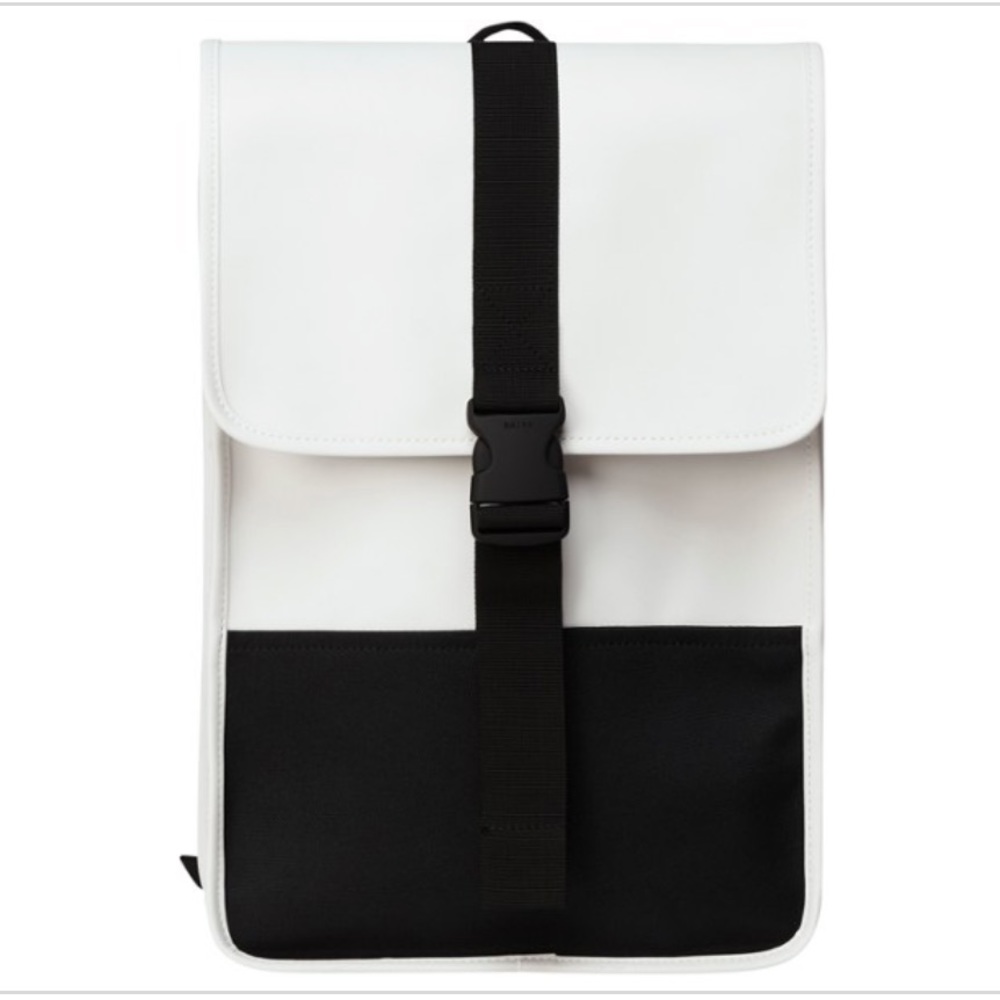 RAINS Buckle backpack mini, color off white